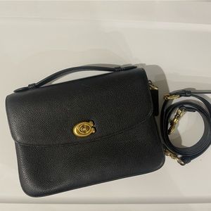 Coach crossbody cassie black bag